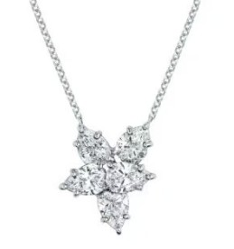 Harry Winston Cluster 钻石项链