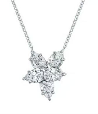 Harry Winston Cluster 钻石项链