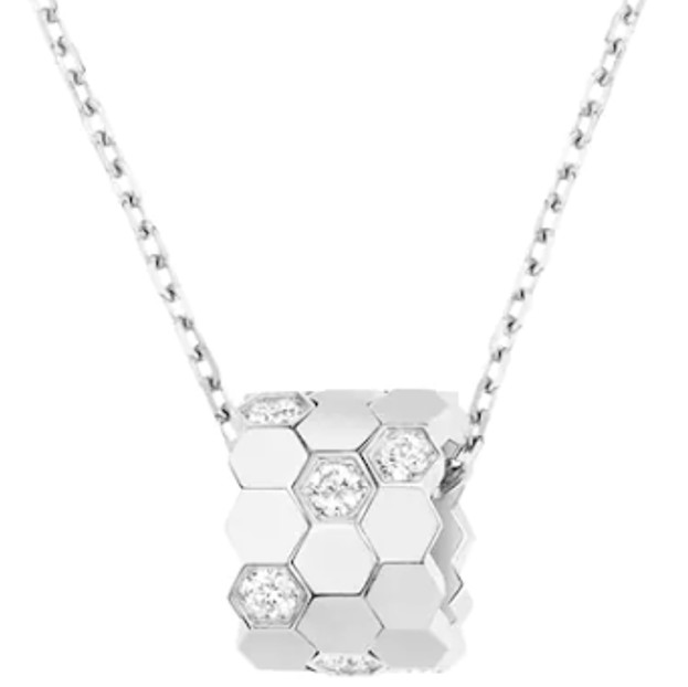 Chaumet Bee My Love 蜂巢钻石项链