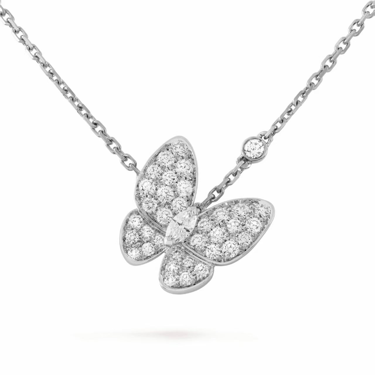 Graff Butterfly 小号蝴蝶钻石项链