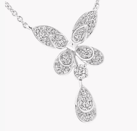 Harry Winston Lily Cluster 水滴花簇项链