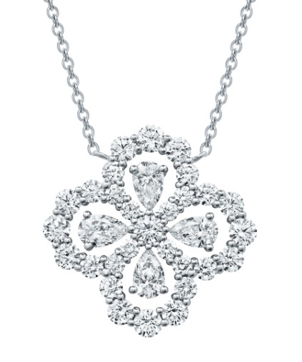 Harry Winston Lily Cluster 钻石项链