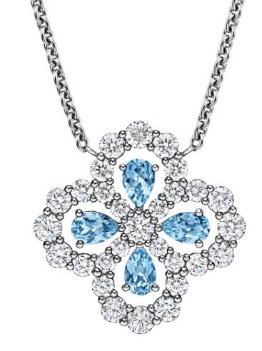 Harry Winston Lily Cluster 蓝宝石项链